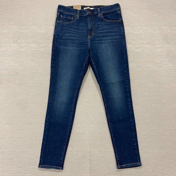 Levi's 720 Jeans Womens 31 x 28 High Rise Super Skinny Medium Wash Stretch Denim - Picture 2 of 14